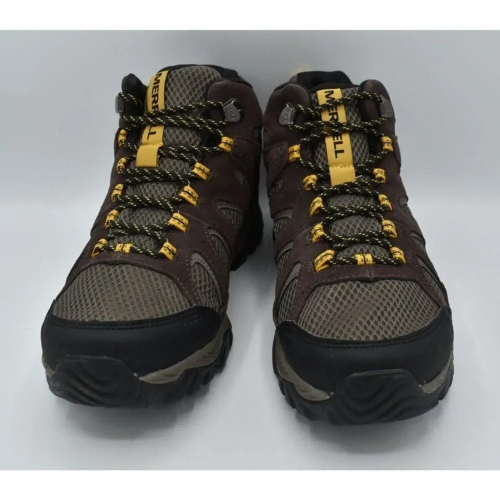 Merrell Mens Size 9 Oakcreek‎ Mid Waterproof Expresso Hiking Boots Shoes J03640